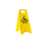 Señal de prevención Piso Mojado Amarillo